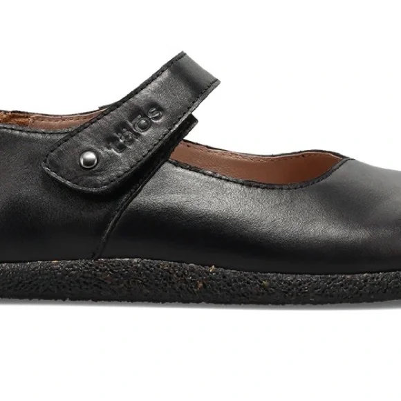 Taos chorus black leather Mary Jane style shoes comfort quality $170 sz 9 - Picture 14 of 16